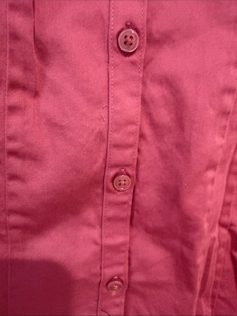 Van Heusen Sleeveless Button-Front Shirt - Deep Raspberry - Picture 9 of 9